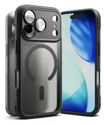 Ringke Fusion Bold Magnetic Apple iPhone 17 Pro Hoesje MagSafe Matte Zwart afbeelding