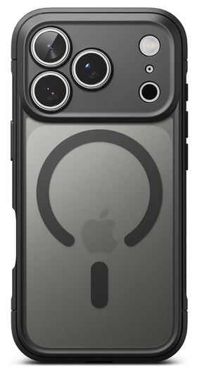 Ringke Fusion Bold Magnetic Apple iPhone 17 Pro Hoesje MagSafe Matte Zwart afbeelding 12