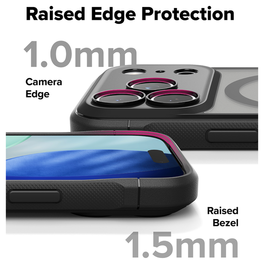 Ringke Fusion Bold Magnetic Apple iPhone 17 Pro Hoesje MagSafe Matte Zwart afbeelding 9
