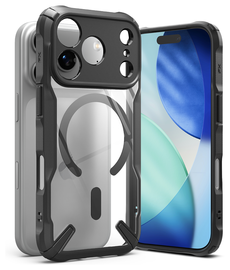Ringke Fusion X Magnetic Apple iPhone 17 Pro Hoesje MagSafe Zwart
