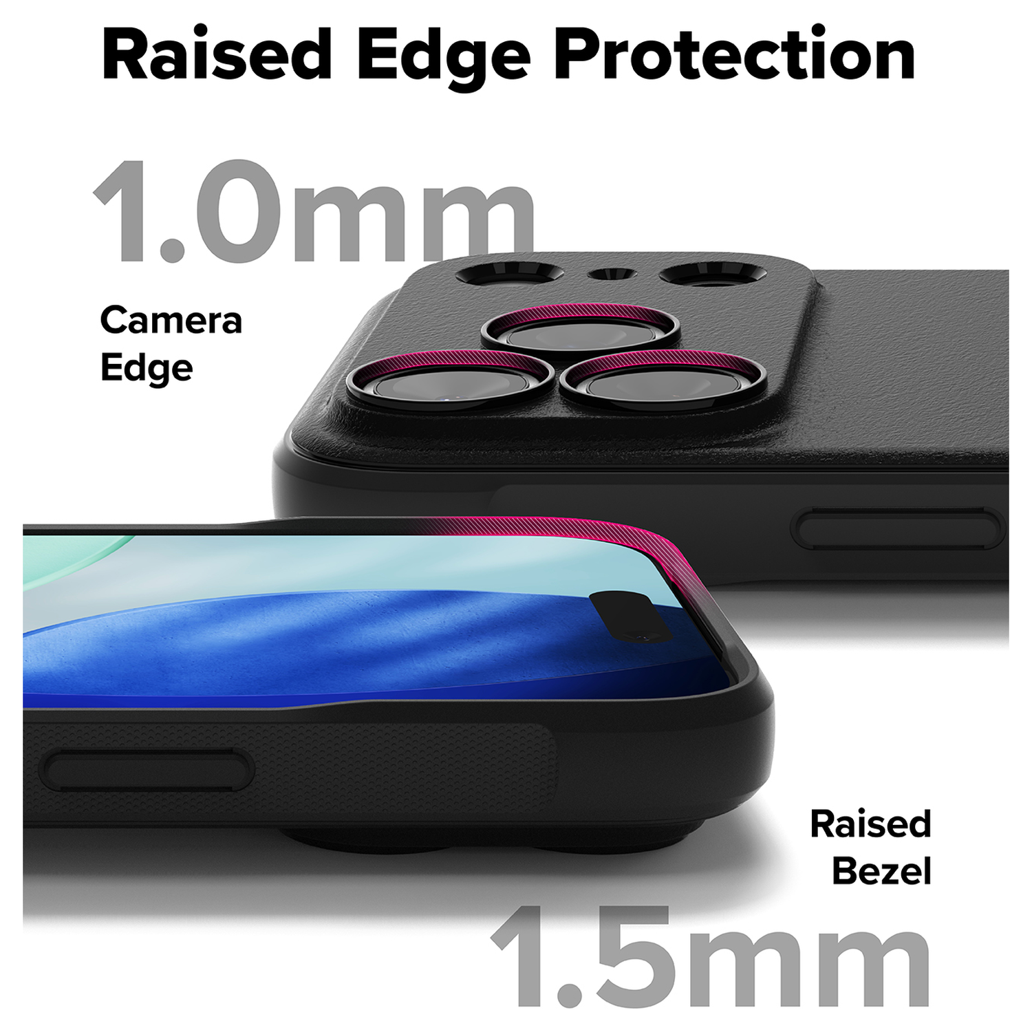 Ringke Onyx Magnetic Apple iPhone 17 Pro Hoesje MagSafe Zwart afbeelding 8