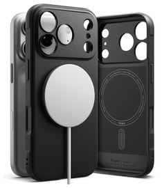 Ringke Onyx Magnetic Apple iPhone 17 Pro Hoesje MagSafe Zwart