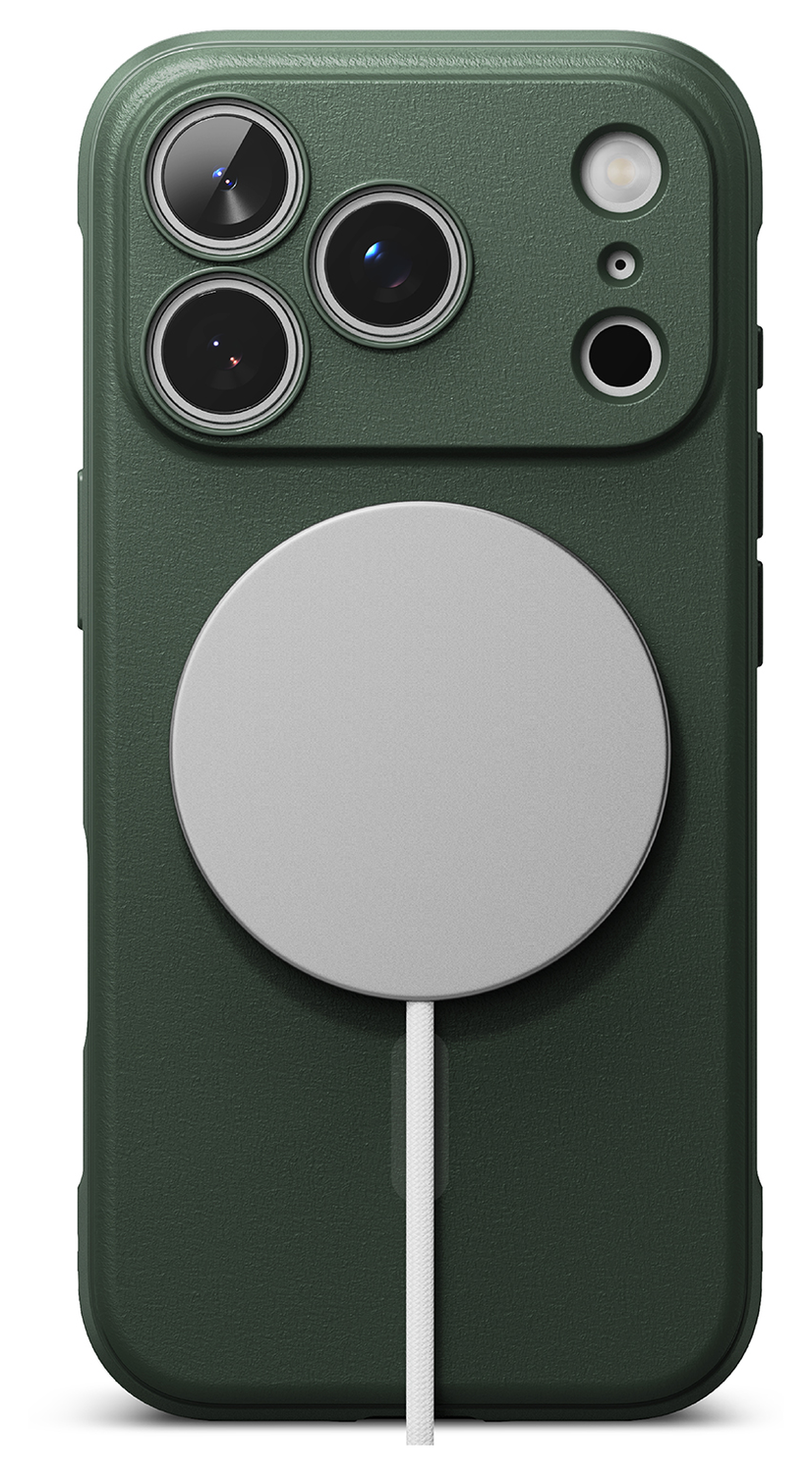 Ringke Onyx Magnetic Apple iPhone 17 Pro Hoesje MagSafe Groen afbeelding 12
