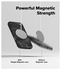 Ringke Onyx Magnetic Apple iPhone 17 Pro Hoesje MagSafe Camo Zwart afbeelding 6