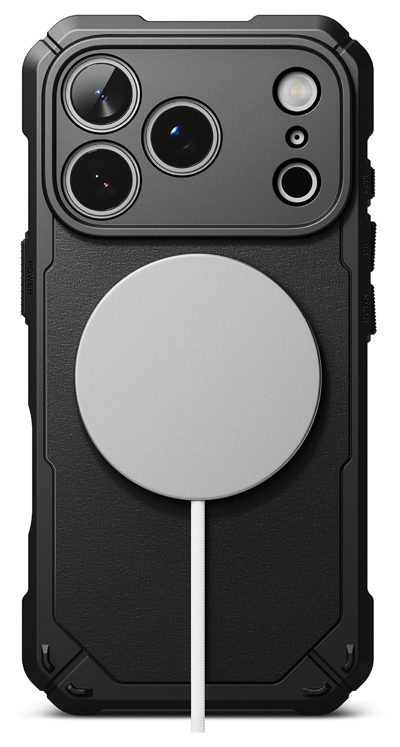 Ringke Rugged Gear Magnetic Apple iPhone 17 Pro Hoesje MagSafe Zwart afbeelding 13