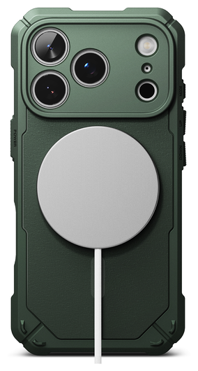 Ringke Rugged Gear Magnetic Apple iPhone 17 Pro Hoesje MagSafe Back Cover Groen afbeelding 12