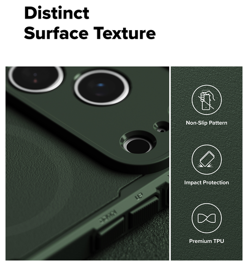 Ringke Rugged Gear Magnetic Apple iPhone 17 Pro Hoesje MagSafe Back Cover Groen afbeelding 4