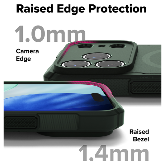 Ringke Rugged Gear Magnetic Apple iPhone 17 Pro Hoesje MagSafe Back Cover Groen afbeelding 9