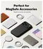 Ringke Silicone Magnetic Apple iPhone 17 Pro Hoesje MagSafe Back Cover Zwart afbeelding 6