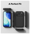 Ringke Silicone Magnetic Apple iPhone 17 Pro Hoesje MagSafe Back Cover Zwart afbeelding 9
