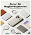 Ringke Silicone Magnetic Apple iPhone 17 Pro Hoesje MagSafe Back Cover Beige afbeelding 6
