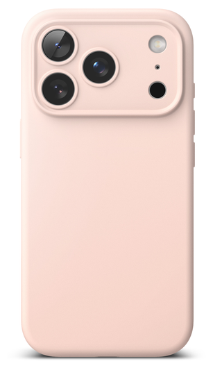 Ringke Silicone Magnetic Apple iPhone 17 Pro Hoesje MagSafe Back Cover Roze afbeelding 11