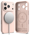 Ringke Silicone Magnetic Apple iPhone 17 Pro Hoesje MagSafe Back Cover Roze afbeelding 2
