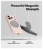Ringke Silicone Magnetic Apple iPhone 17 Pro Hoesje MagSafe Back Cover Roze afbeelding 6