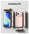 Ringke Silicone Magnetic Apple iPhone 17 Pro Hoesje MagSafe Back Cover Roze afbeelding 9