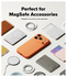 Ringke Silicone Magnetic Apple iPhone 17 Pro Hoesje MagSafe Back Cover Oranje afbeelding 6