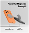 Ringke Silicone Magnetic Apple iPhone 17 Pro Hoesje MagSafe Back Cover Oranje afbeelding 7