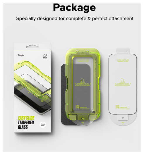 Ringke Easy Slide Apple iPhone 17 Pro Screen Protector met Jig 2-Pack afbeelding 14
