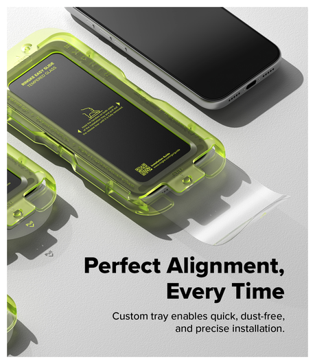 Ringke Easy Slide Apple iPhone 17 Pro Screen Protector met Jig 2-Pack afbeelding 4