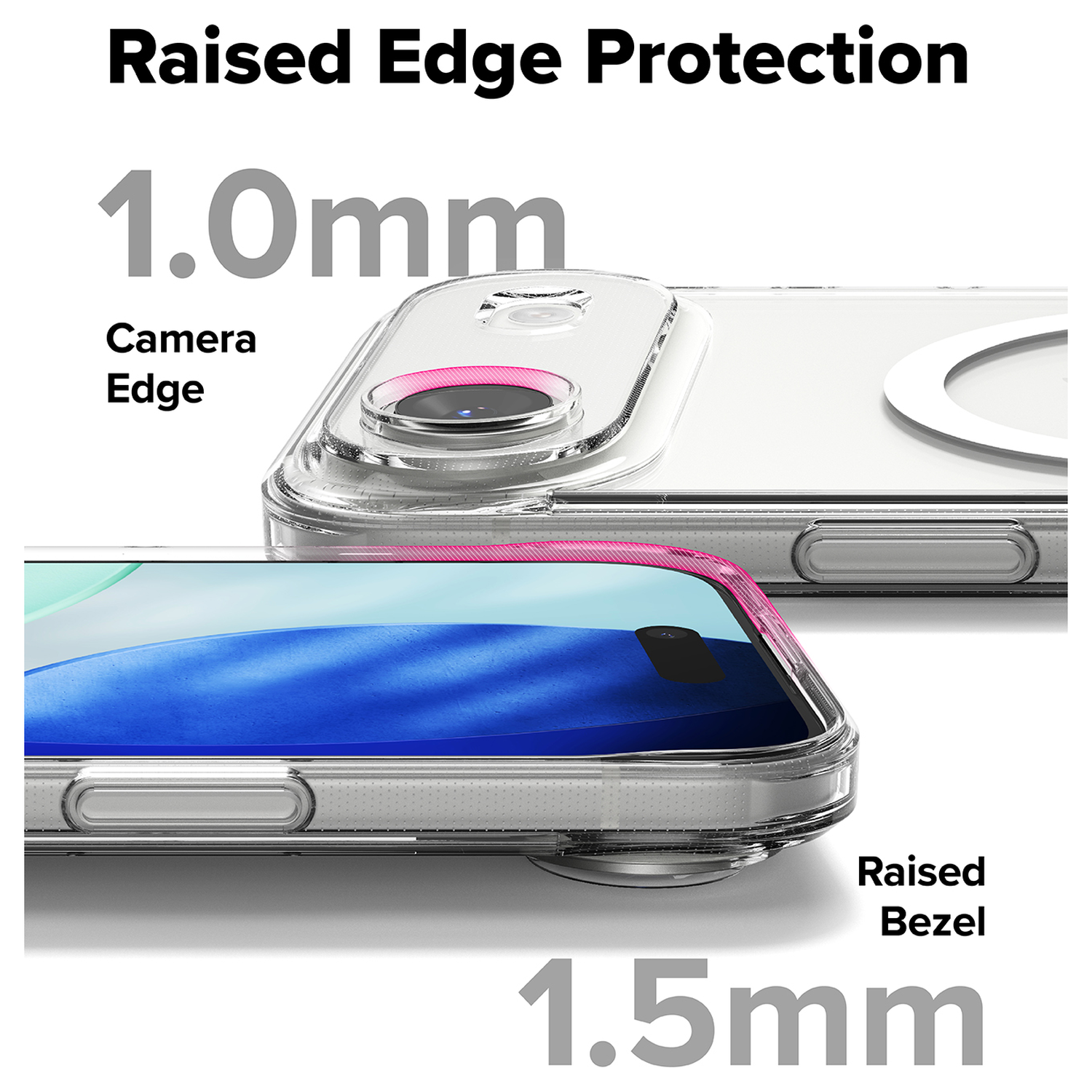Ringke Fusion Magnetic Apple iPhone Air Hoesje MagSafe Transparant afbeelding 7