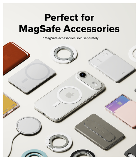 Ringke Fusion Magnetic Apple iPhone Air Hoesje MagSafe Transparant afbeelding 9
