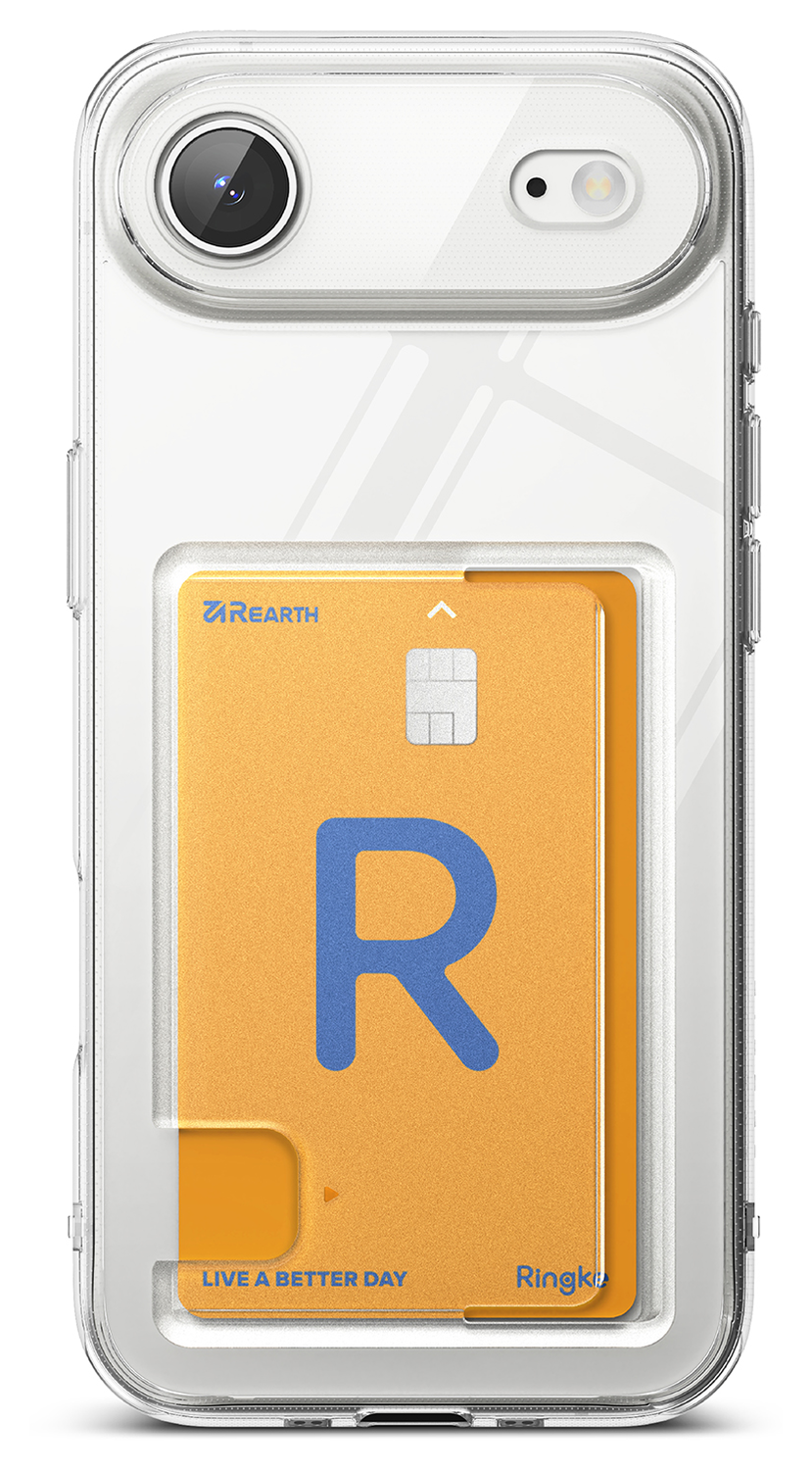 Ringke Fusion Card Apple iPhone Air Hoesje Kaarthouder Transparant afbeelding 10