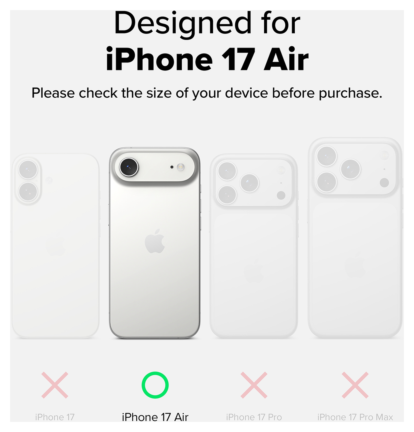 Ringke Fusion Card Apple iPhone Air Hoesje Kaarthouder Transparant afbeelding 3
