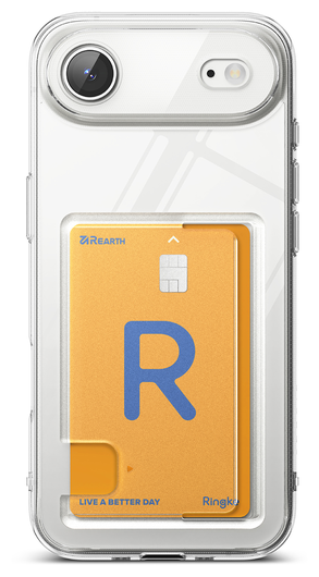 Ringke Fusion Card Apple iPhone Air Hoesje Kaarthouder Transparant afbeelding 10