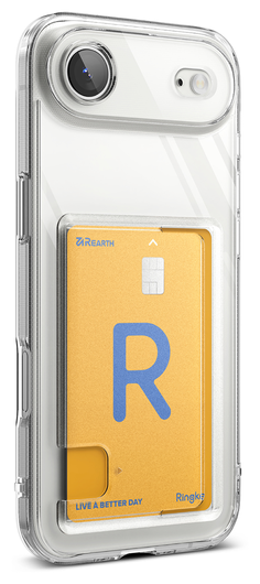 Ringke Fusion Card Apple iPhone Air Hoesje Kaarthouder Transparant afbeelding 11