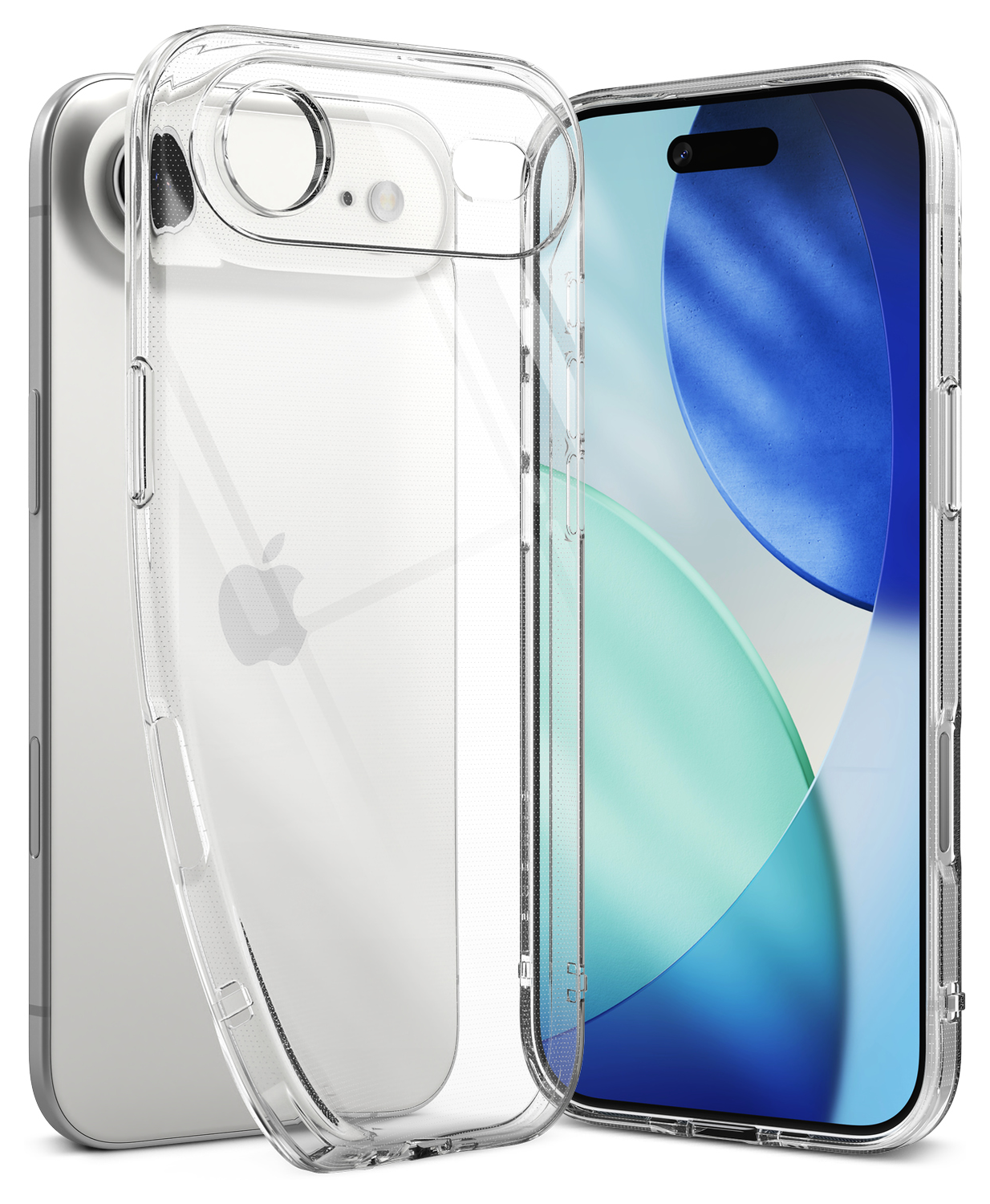 Ringke Air iPhone Air Hoesje Flexibel TPU Back Cover Transparant afbeelding 1