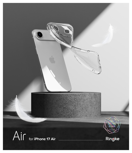 Ringke Air iPhone Air Hoesje Flexibel TPU Back Cover Transparant afbeelding 9