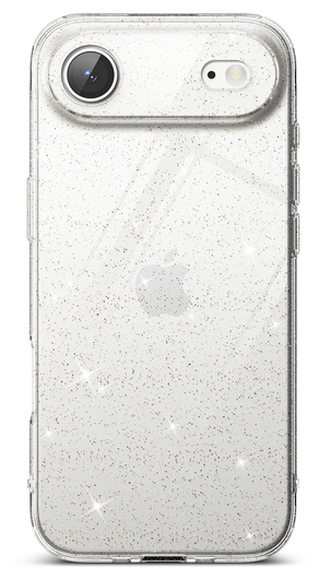Ringke Air iPhone Air Hoesje Flexibel TPU Back Cover Glitter Transparant afbeelding 2