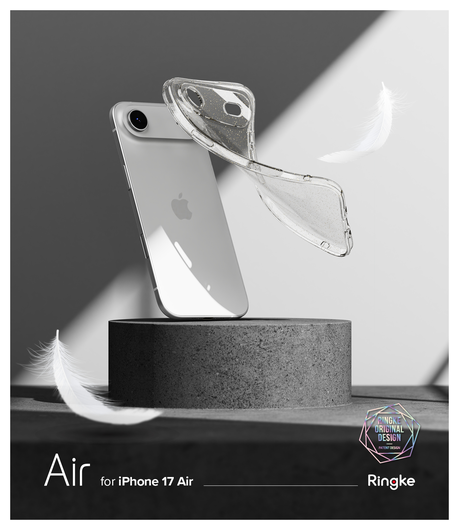 Ringke Air iPhone Air Hoesje Flexibel TPU Back Cover Glitter Transparant afbeelding 9