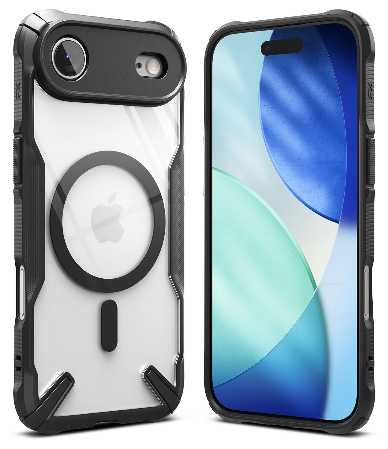 Ringke Fusion X Magnetic Apple iPhone Air Hoesje MagSafe Zwart afbeelding 1