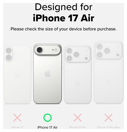 Ringke Fusion X Magnetic Apple iPhone Air Hoesje MagSafe Zwart afbeelding 3