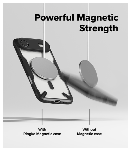 Ringke Fusion X Magnetic Apple iPhone Air Hoesje MagSafe Zwart afbeelding 7