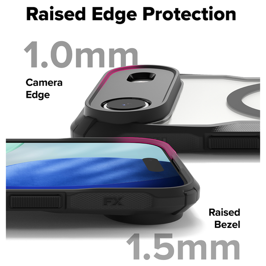 Ringke Fusion X Magnetic Apple iPhone Air Hoesje MagSafe Zwart afbeelding 8