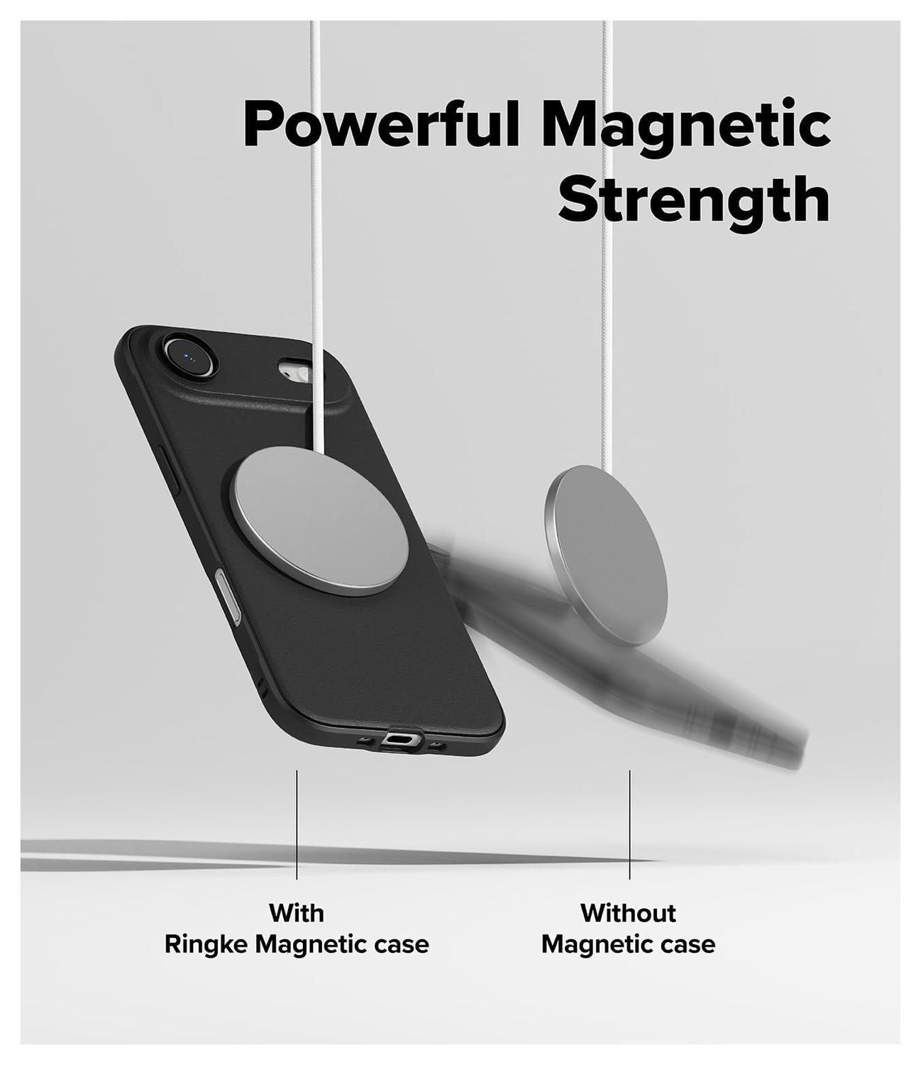 Ringke Onyx Magnetic Apple iPhone Air Hoesje MagSafe Zwart afbeelding 9