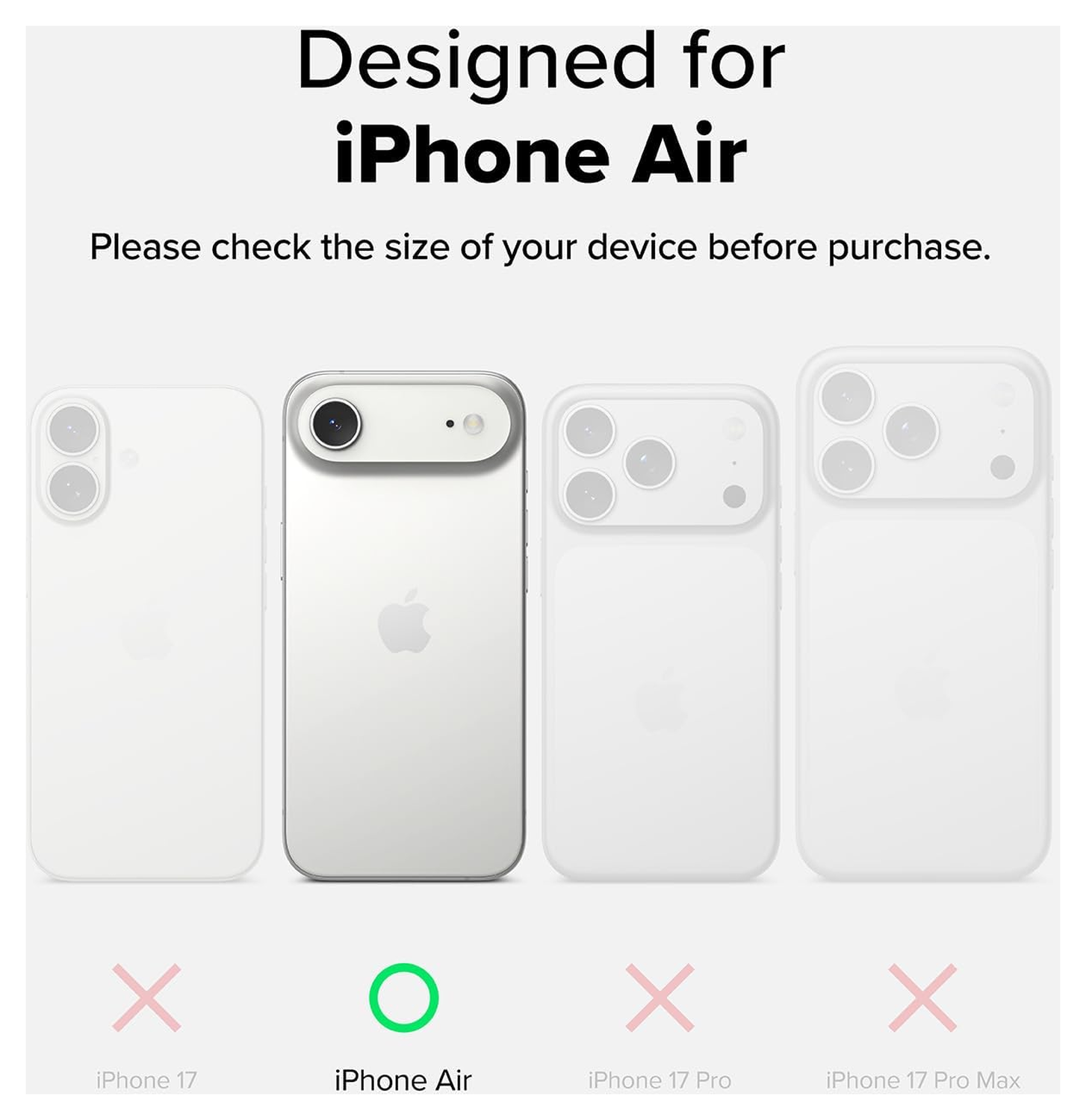 Ringke Onyx Magnetic Apple iPhone Air Hoesje MagSafe Groen afbeelding 3