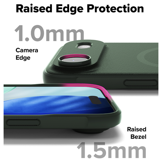 Ringke Onyx Magnetic Apple iPhone Air Hoesje MagSafe Groen afbeelding 10