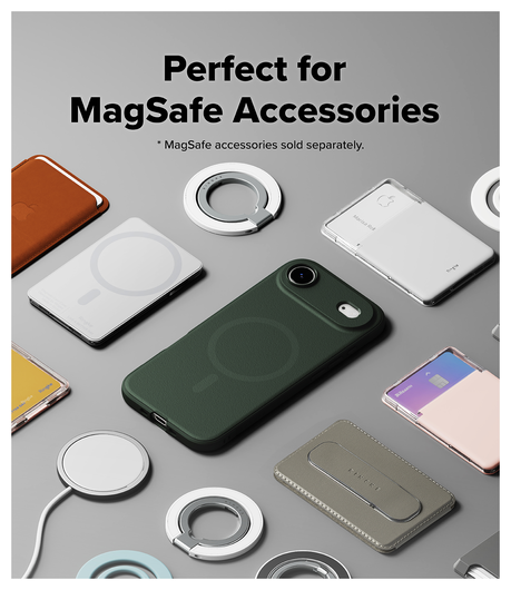 Ringke Onyx Magnetic Apple iPhone Air Hoesje MagSafe Groen afbeelding 5