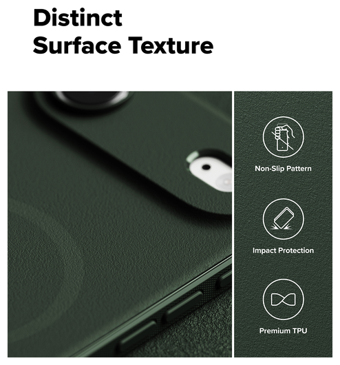 Ringke Onyx Magnetic Apple iPhone Air Hoesje MagSafe Groen afbeelding 6