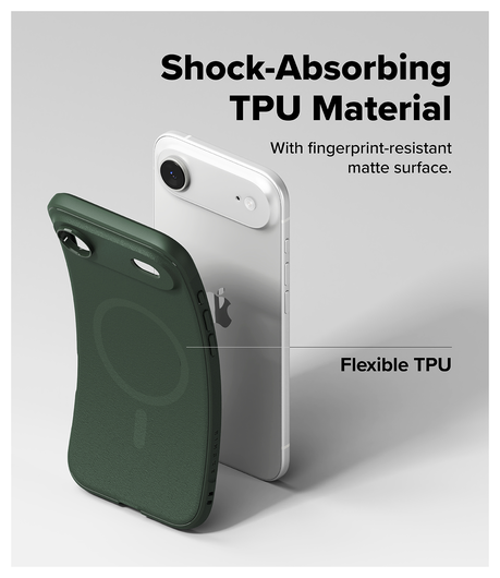Ringke Onyx Magnetic Apple iPhone Air Hoesje MagSafe Groen afbeelding 7