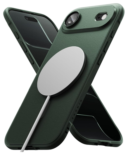 Ringke Onyx Magnetic Apple iPhone Air Hoesje MagSafe Groen afbeelding 2