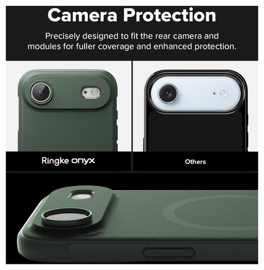 Ringke Onyx Magnetic Apple iPhone Air Hoesje MagSafe Groen afbeelding 5