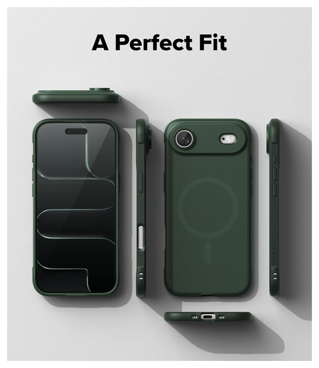 Ringke Onyx Magnetic Apple iPhone Air Hoesje MagSafe Groen afbeelding 9