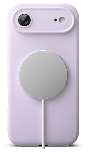 Ringke Silicone Magnetic Apple iPhone Air Hoesje MagSafe Back Cover Paars afbeelding 12