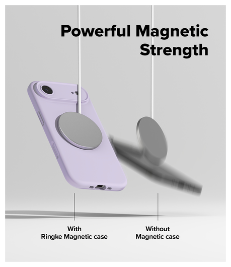 Ringke Silicone Magnetic Apple iPhone Air Hoesje MagSafe Back Cover Paars afbeelding 7