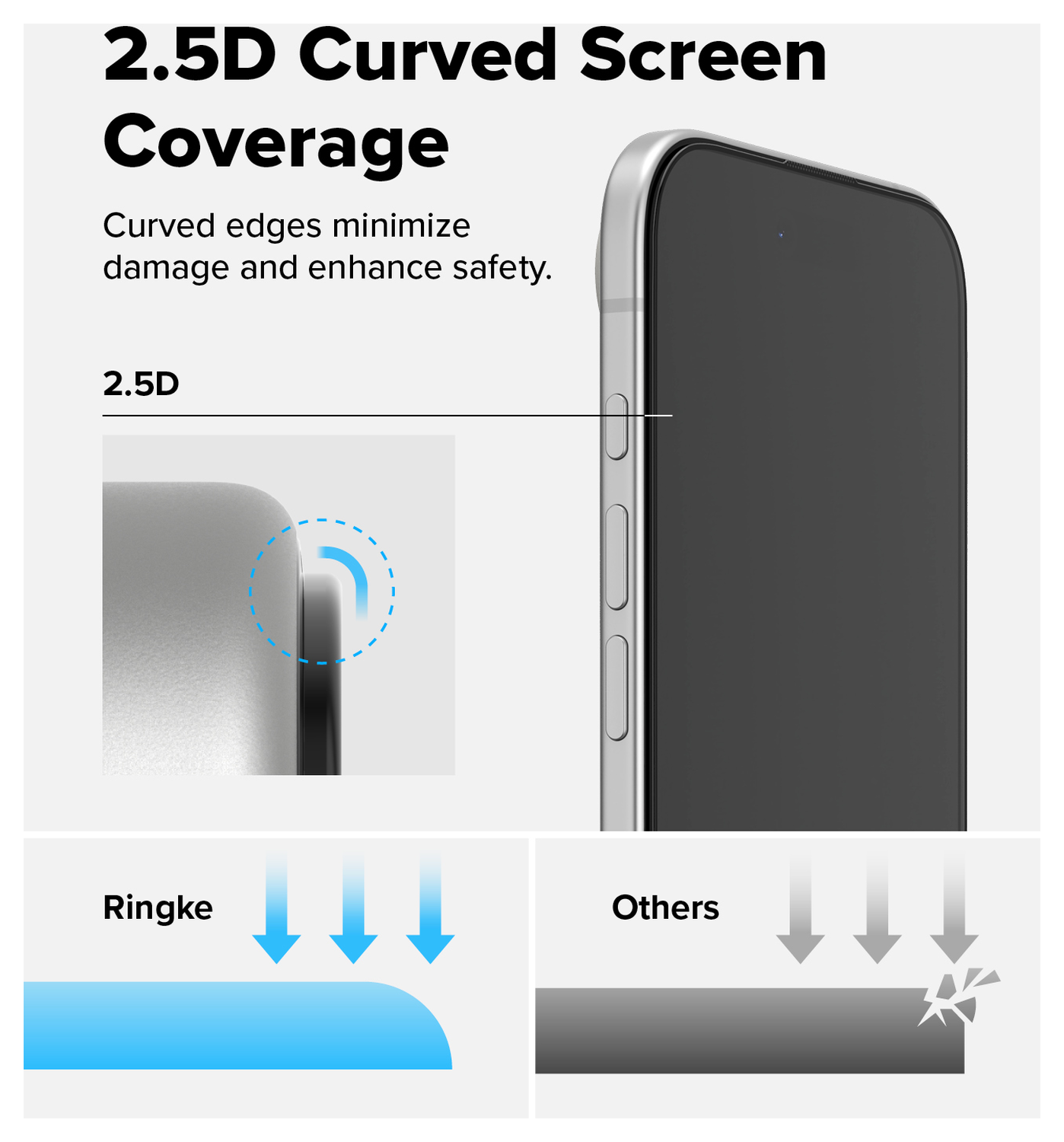 Ringke Easy Slide Apple iPhone Air Screen Protector met Jig 2-Pack afbeelding 10