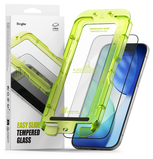 Ringke Easy Slide Apple iPhone Air Screen Protector met Jig 2-Pack afbeelding 1